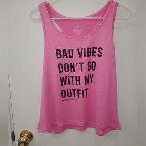 NWT BCBG Pink Tank Top Size L